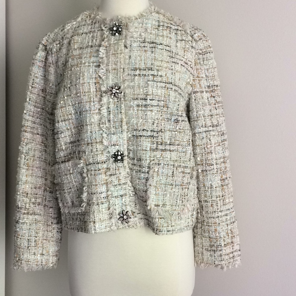 Zara Basic Tweed Blazer